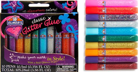 Walmart 10 Pack Elmers Glitter Glue Pens Only 299 Reg