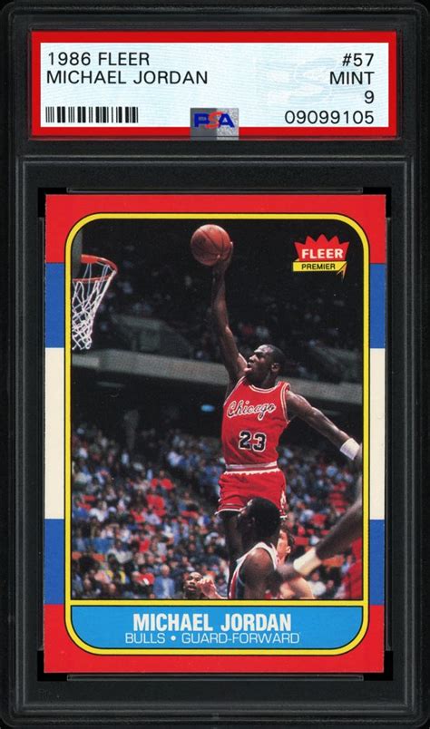 Michael Jordan Rookie Card Value Soaring 1986 87 Fleer