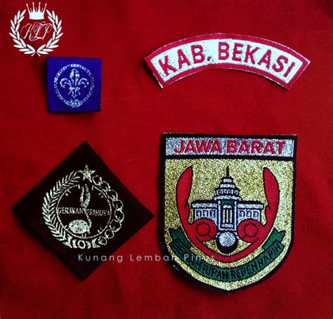 Jual Badge Pramuka Kwarda Jabar Jawa Barat Kwarcab Kab Bekasi Satu Set
