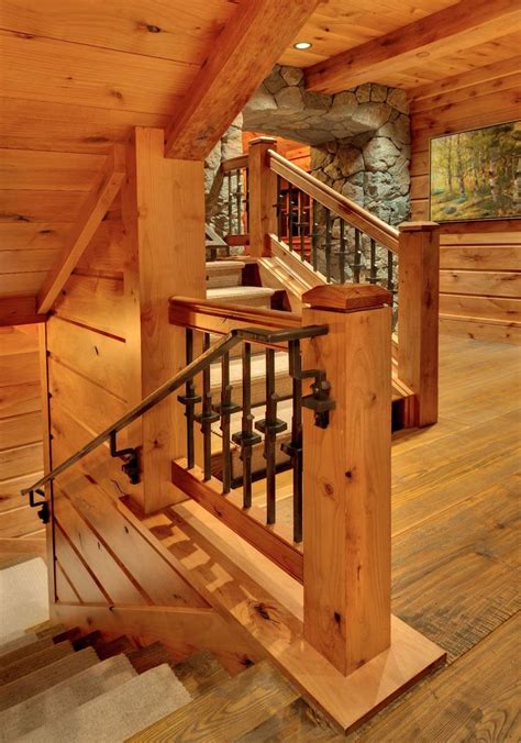 17 Best Images About Cabin Stairs And Railing On Pinterest Rustic