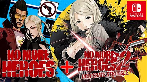 No More Heroes And No More Heroes 2 Desperate Struggle Gameplay