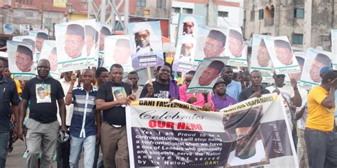 Remembering Gani Fawehinmi Activists Rally In Lagos Sahara Reporters