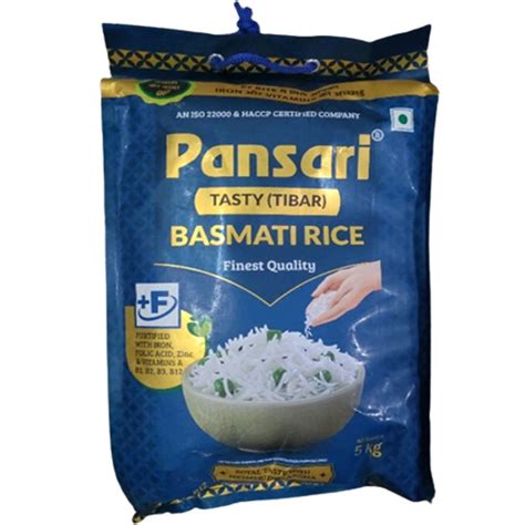 5 Kg Pansari Tasty Tibar Basmati Rice At Rs 350kg Tibar Basmati Rice