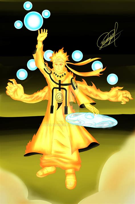 Naruto Hokage Chakra De Kyubi Kurama 2 Remake By Josejuanjo On