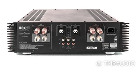 Musical Fidelity M6s Prx Stereo Power Amplifier Silver Open Box