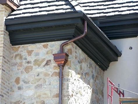 Rain gutter alternatives decorative gutters glamorous custom copper