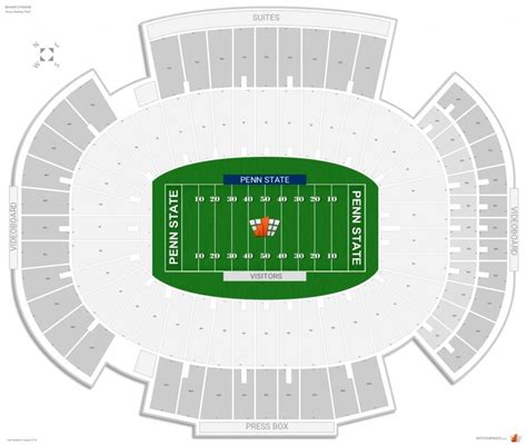 Beaver Stadium Seat Chart Stadium Seating Chart