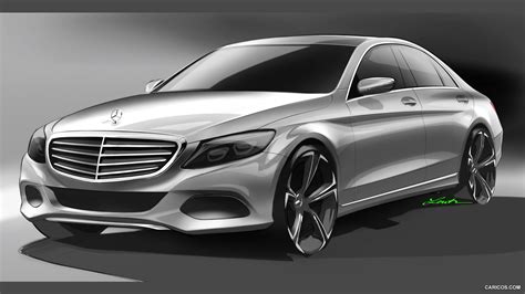 Mercedes Benz C Class Design Sketch Caricos