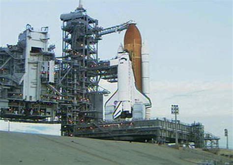 Esa The Rotating Service Structure On Launch Pad 39b Is Rolled Back