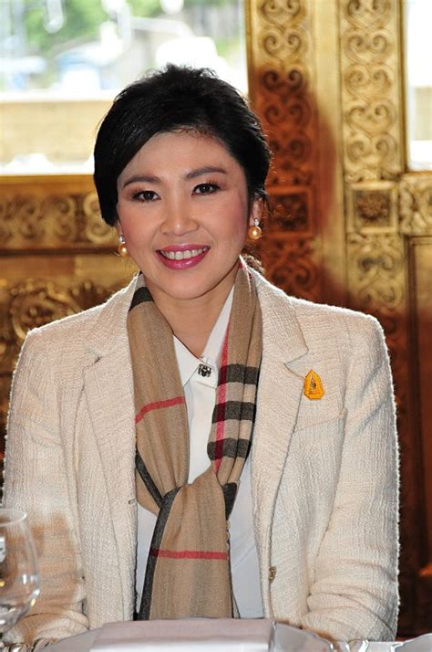 Yingluck Shinawatra Prime Minister Of Thailand 2012 Foto And Bild