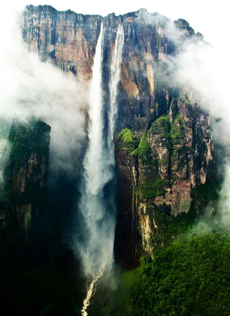 El Salto Angel Angel Falls Venezuela Places To See Waterfall