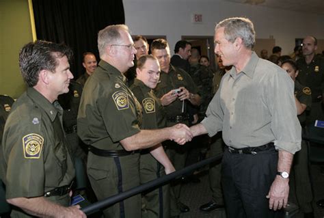 President Bush Discusses Border Security And Immigration Reform In Arizona