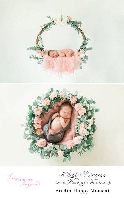 Newborn In Flowers A Princess Inspired Blog Studio Happy Moment