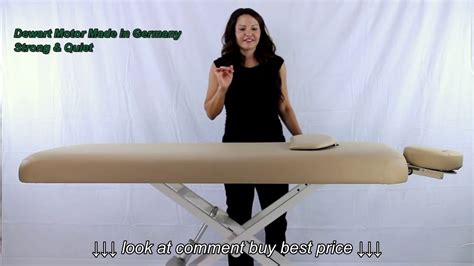 Electric Massage Table Demo From Spa Luxe Youtube