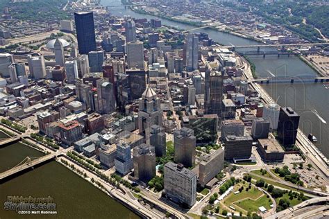 Downtown Pittsburgh Aerial Photographs Aerial Photograph Aerial