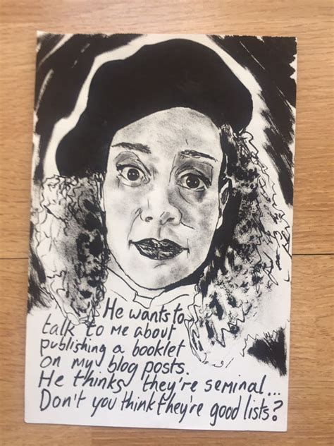 Zahra Peep Show Art Original Small Illustration Quote Pop Etsy