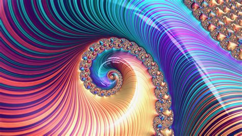 Colorful Twisting Pattern Fractal Spiral K HD Trippy Wallpapers HD Wallpapers ID
