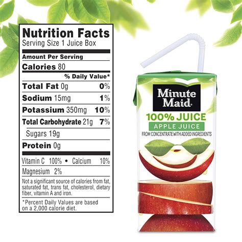Tropicana 100 Apple Juice Nutrition Facts Blog Dandk