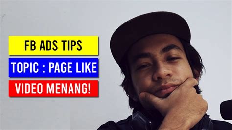 Saya pun memang sedar dah masa tu tak betul cara saya ni. Fb Ads Tips 2020 : Video menang dan apa perlu buat lepas ...