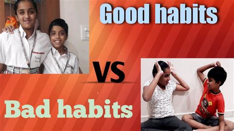 good habits vs bad habits youtube