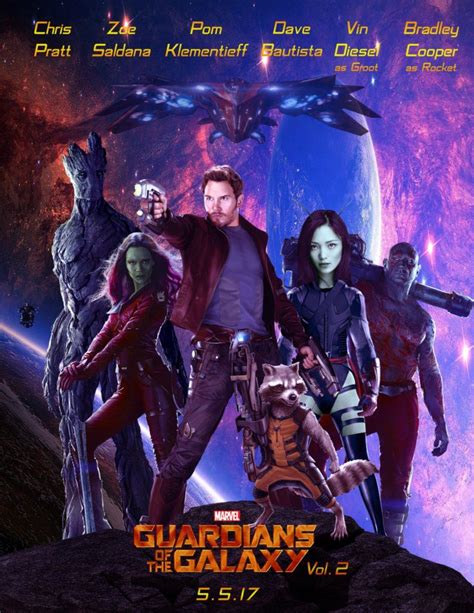 Poster From The Film Guardians Of The Galaxy Vol Guardians Of The