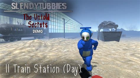 Slendytubbies The Untold Secrets Train Station Day 11 Youtube