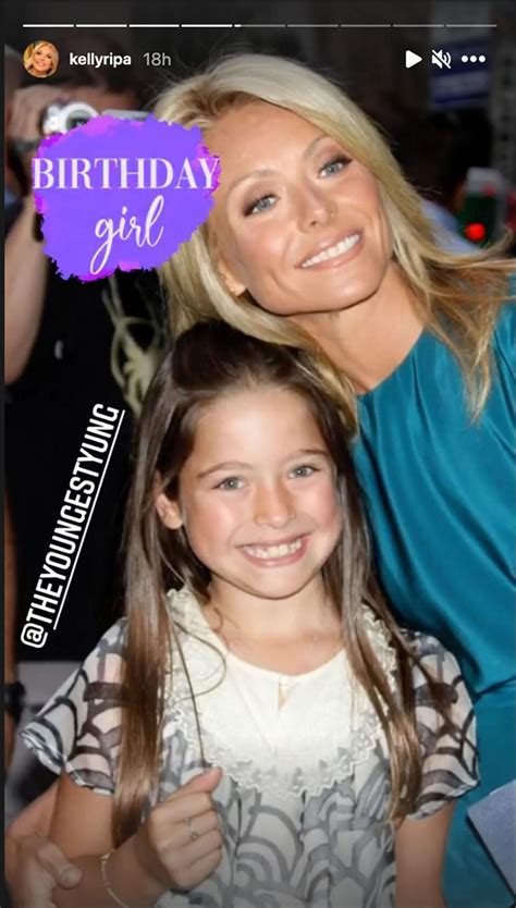 Kelly Ripa Posted An Approved 20th Birthday Post For Daughter Lola