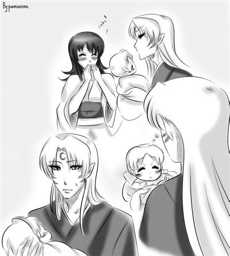Sesshomaru And Rin And Their Baby Boy Inuyasha Rin Rin And Sesshomaru