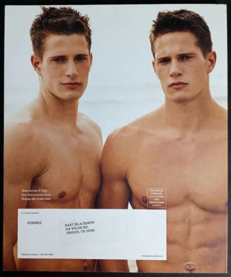 abercrombie and fitch aandf catalog spring break 2001 carlson twins bruce weber sexy 25 00 picclick