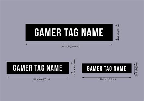 Custom Gamertag Sign Gamer Tag Night Light Gamer Tag Led Etsy