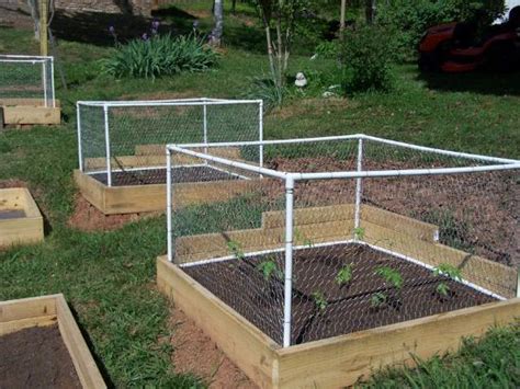 This here is my first attempt to grow fruits and veggies for my family with diy raised garden i really wasn't sure how i was going to build this fence, but i knew these stakes would be a great idea. Raised garden ideas