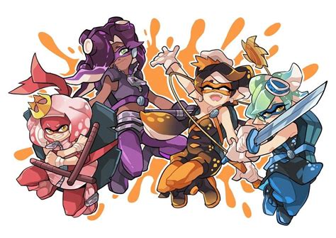Off The Hook Squid Babes Google Search Splatoon Squid Nintendo Splatoon Splatoon Comics
