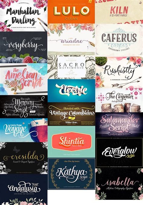 21 Best Selling Beautiful Fonts With Web Fonts And Extended Licensing