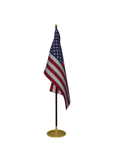 Us Flag Pole Png Free Logo Image