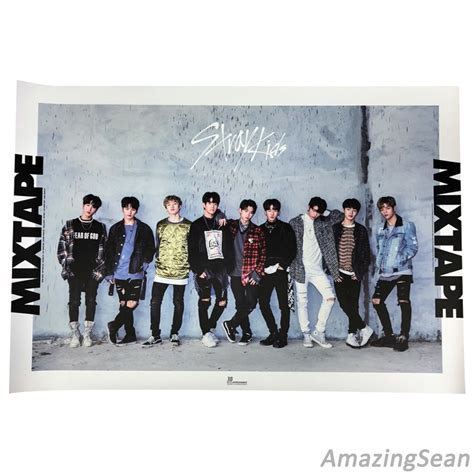Stray Kids Debut Album Mixtape Poster 3 Ver Tracking Number Provided