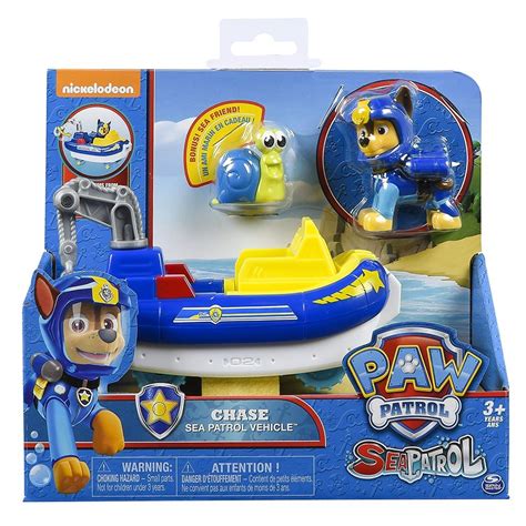 Patrulha Canina Veículo Sea Patrol Com Figura Chase Sunny Mp Brinquedos