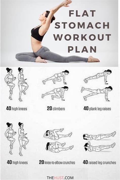 Flat Stomach Workout Challenge Workout For Flat Stomach Stomach