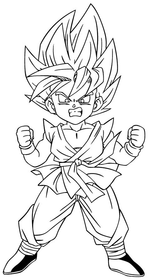 Desenhos De Goku Para Imprimir E Colorir Pop Lembrancinhas