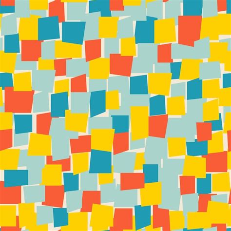 Premium Vector Colorful Mosaic Vector Pattern