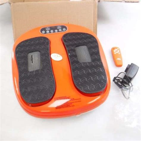 Power Legs Vibration Plate Foot Massager Platform With Rotating Acupressure Heads Multi Setting