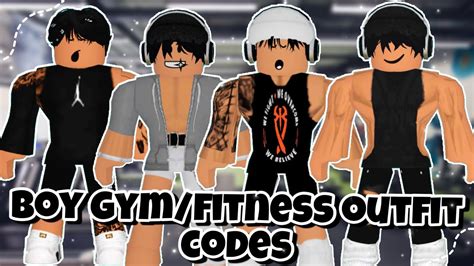 Boy Gymfitness Outfit Codes For Bloxburg Isiimplydiiana Youtube