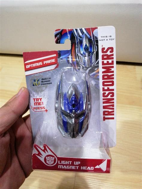 Transformers Optimus Prime Light Up Magnet Head Hobbies And Toys