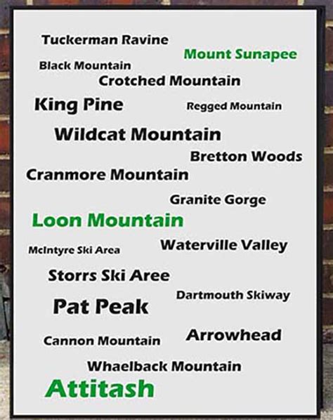 New Hampshire Ski Areas Photo On Canvas Kinderlift Of Colorado