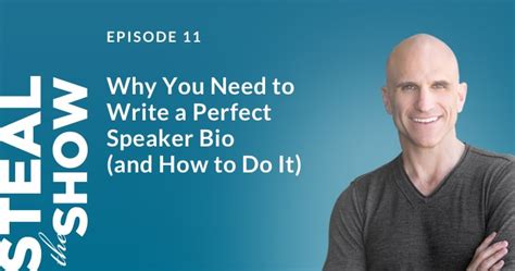 Why You Need To Write A Perfect Speaker Bio And How To Do It