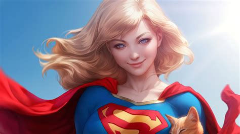 Supergirl Cute Art Hd Superheroes 4k Wallpapers Images