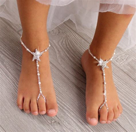 Barefoot Sandal Wedding Baby Barefoot Sandals Flower Girl