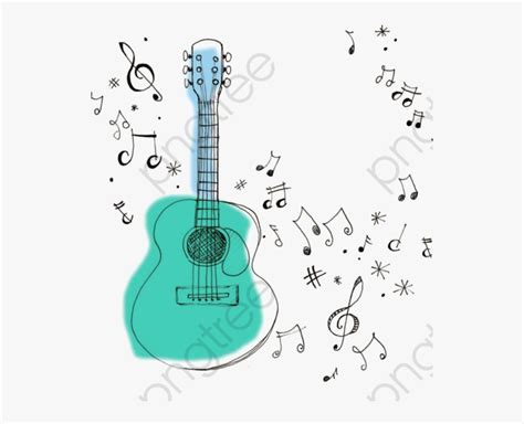 Guitar Clipart Note Clipart Guitar Note Transparent Free For Download