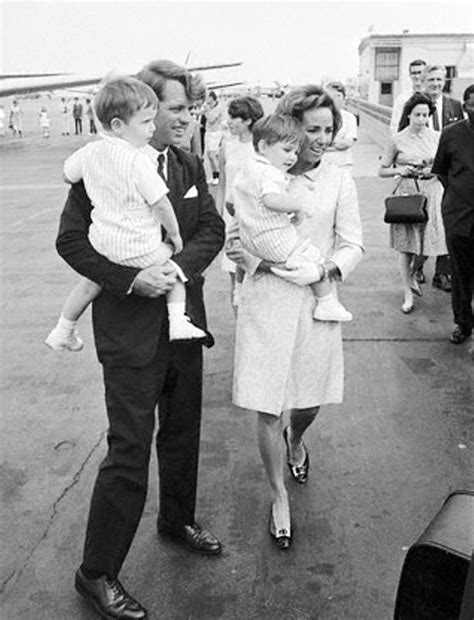 June 1966 Senator Robert F Kennedy And His Wife Ethel Arrive At