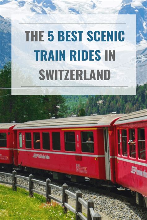 The 5 Most Popular Scenic Train Rides In Switzerland Scenic Train