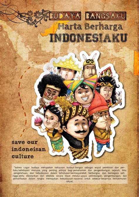 Contoh Poster Budaya Indonesia Homecare24